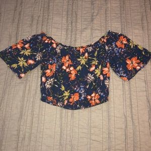 Lela Sky crop top